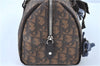 Auth Christian Dior Trotter Romantique Hand Bag Purse PVC Leather Brown H8459