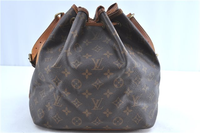 Authentic Louis Vuitton Monogram Petit Noe Shoulder Bag M42226 LV H8505