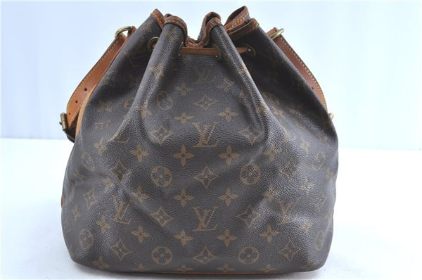 Authentic Louis Vuitton Monogram Petit Noe Shoulder Bag M42226 LV H8505