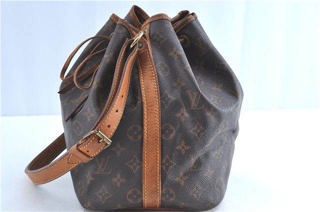Authentic Louis Vuitton Monogram Petit Noe Shoulder Bag M42226 LV H8505