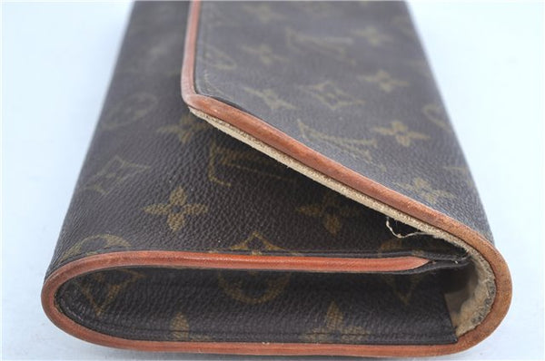 Authentic Louis Vuitton Monogram Pochette Twin GM Shoulder Bag M51852 LV H8506