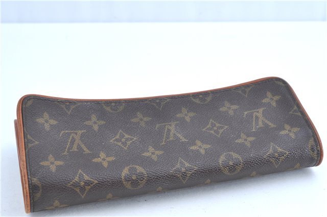 Authentic Louis Vuitton Monogram Pochette Twin GM Shoulder Bag M51852 LV H8506