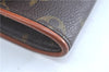 Authentic Louis Vuitton Monogram Pochette Twin GM Shoulder Bag M51852 LV H8506