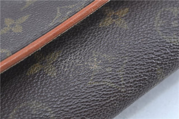 Authentic Louis Vuitton Monogram Pochette Twin GM Shoulder Bag M51852 LV H8506