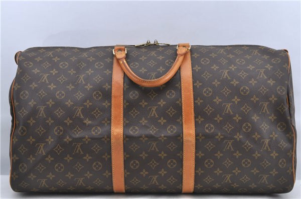 Authentic Louis Vuitton Monogram Keepall 60 Boston Bag M41422 LV H8510