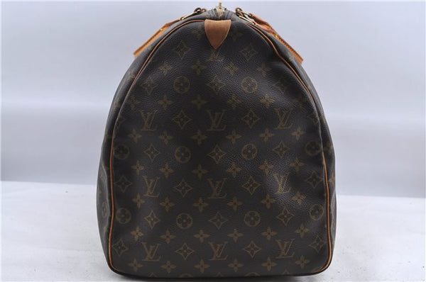 Authentic Louis Vuitton Monogram Keepall 60 Boston Bag M41422 LV H8510