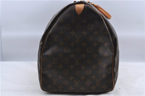 Authentic Louis Vuitton Monogram Keepall 60 Boston Bag M41422 LV H8520