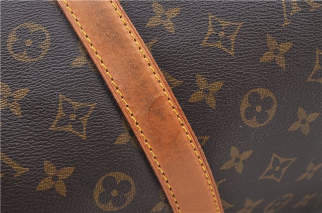 Authentic Louis Vuitton Monogram Keepall 60 Boston Bag M41422 LV H8520