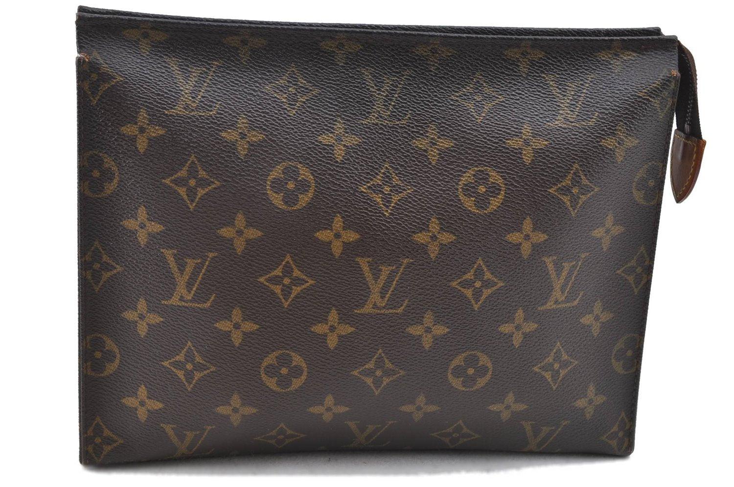 Auth Louis Vuitton Monogram Poche Toilette 26 Cosmetics Pouch M47542 LV H8526