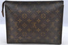 Auth Louis Vuitton Monogram Poche Toilette 26 Cosmetics Pouch M47542 LV H8526