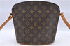 Authentic Louis Vuitton Monogram Drouot Shoulder Cross Body Bag M51290 LV H8535