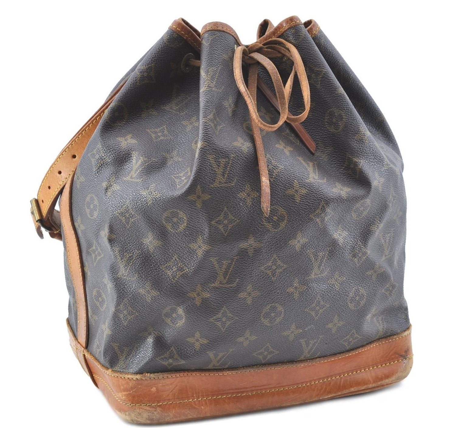 Authentic Louis Vuitton Monogram Noe Shoulder Bag M42224 LV H8539