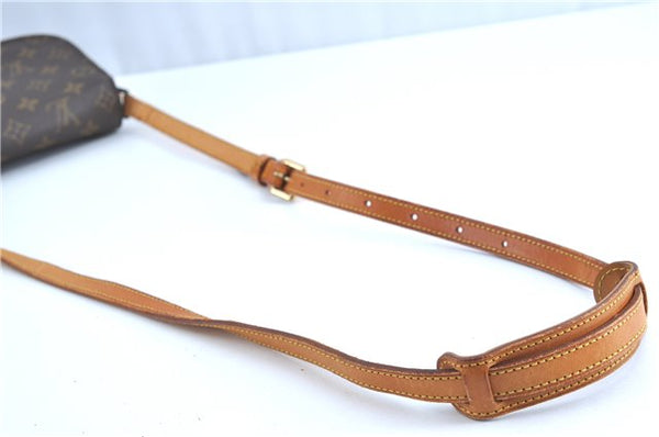 Auth Louis Vuitton Monogram Saint Cloud MM Shoulder Cross Bag M51243 LV H8541