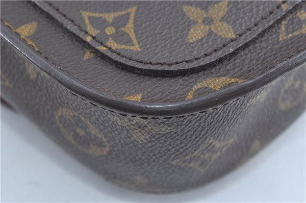Auth Louis Vuitton Monogram Saint Cloud MM Shoulder Cross Bag M51243 LV H8541