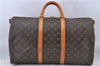 Auth Louis Vuitton Monogram Keepall Bandouliere 50 Boston Bag M41416 LV H8547