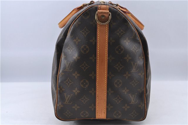 Auth Louis Vuitton Monogram Keepall Bandouliere 50 Boston Bag M41416 LV H8547