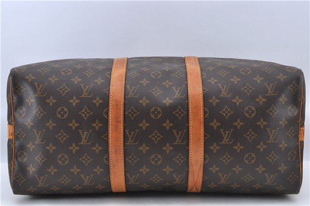Auth Louis Vuitton Monogram Keepall Bandouliere 50 Boston Bag M41416 LV H8547