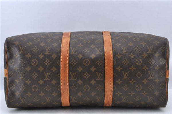 Auth Louis Vuitton Monogram Keepall Bandouliere 50 Boston Bag M41416 LV H8547