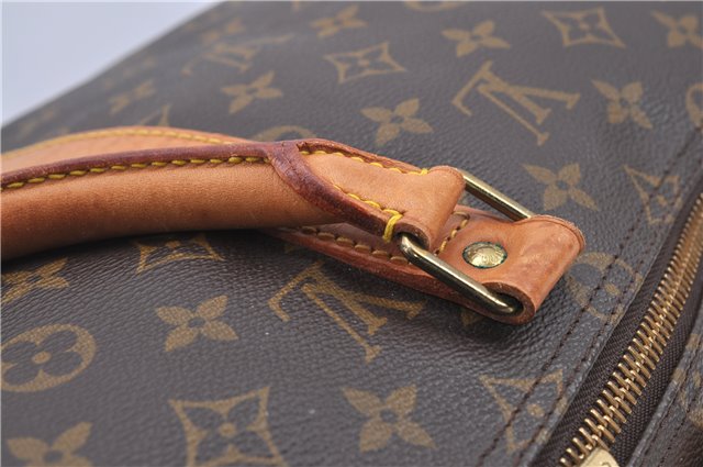 Auth Louis Vuitton Monogram Keepall Bandouliere 50 Boston Bag M41416 LV H8547