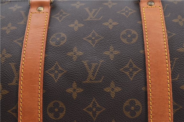 Auth Louis Vuitton Monogram Keepall Bandouliere 55 Boston Bag M41414 LV H8548