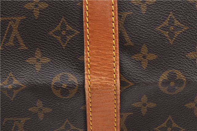 Auth Louis Vuitton Monogram Keepall Bandouliere 55 Boston Bag M41414 LV H8548