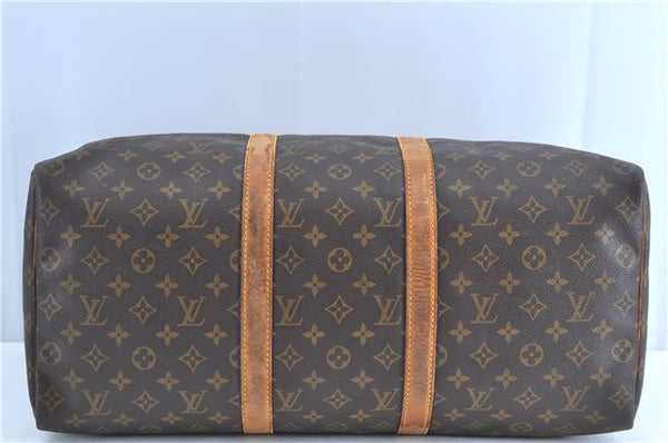 Authentic Louis Vuitton Monogram Keepall 50 Boston Bag M41426 LV H8549