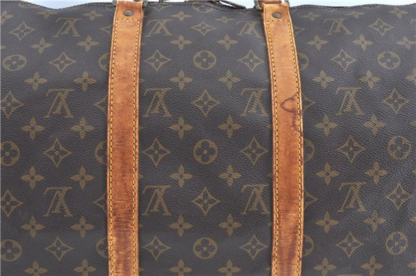 Authentic Louis Vuitton Monogram Keepall 50 Boston Bag M41426 LV H8549