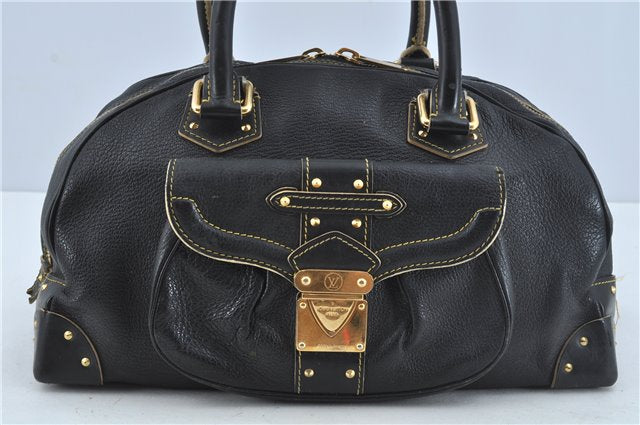 Auth Louis Vuitton Suhali Le Superbe PM Shoulder Hand Bag Balck M91892 LV H8560