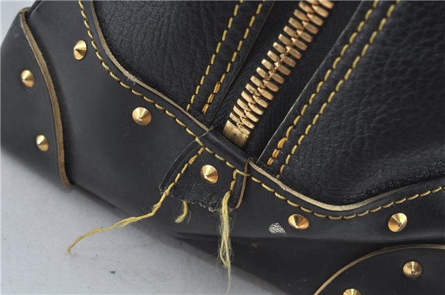 Auth Louis Vuitton Suhali Le Superbe PM Shoulder Hand Bag Balck M91892 LV H8560