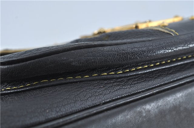 Auth Louis Vuitton Suhali Le Superbe PM Shoulder Hand Bag Balck M91892 LV H8560