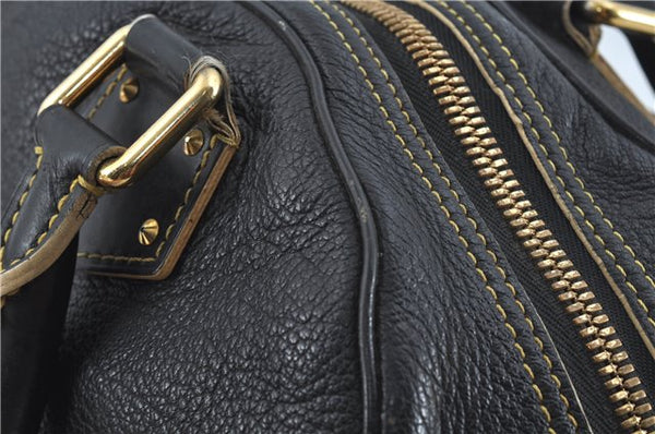 Auth Louis Vuitton Suhali Le Superbe PM Shoulder Hand Bag Balck M91892 LV H8560