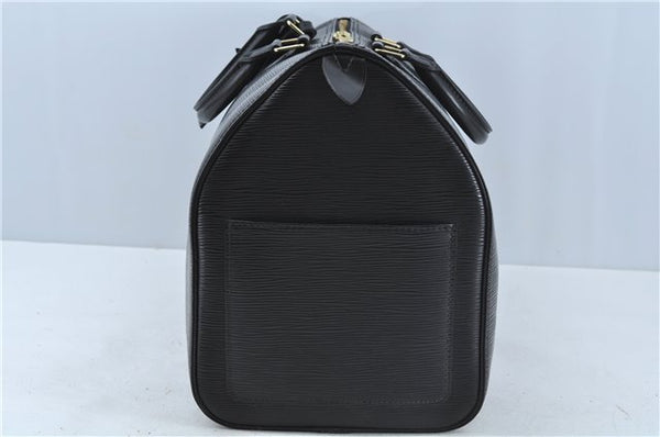 Authentic Louis Vuitton Epi Keepall 45 Boston Bag Black M42972 LV H8571