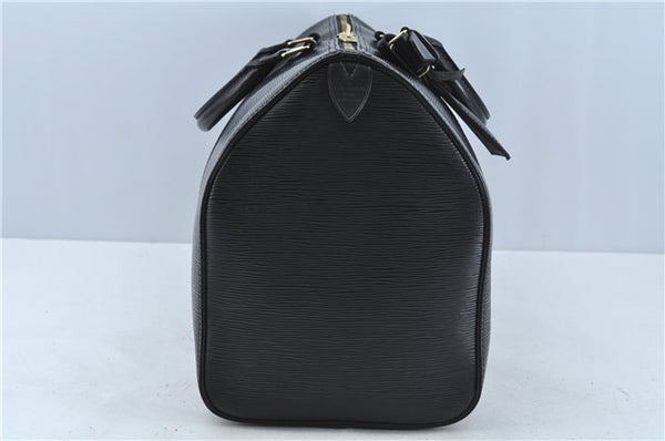 Authentic Louis Vuitton Epi Keepall 45 Boston Bag Black M42972 LV H8571