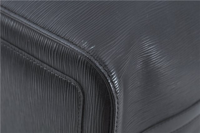 Authentic Louis Vuitton Epi Keepall 45 Boston Bag Black M42972 LV H8571