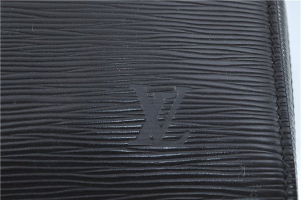 Authentic Louis Vuitton Epi Keepall 45 Boston Bag Black M42972 LV H8571