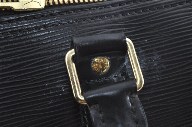 Authentic Louis Vuitton Epi Keepall 45 Boston Bag Black M42972 LV H8571