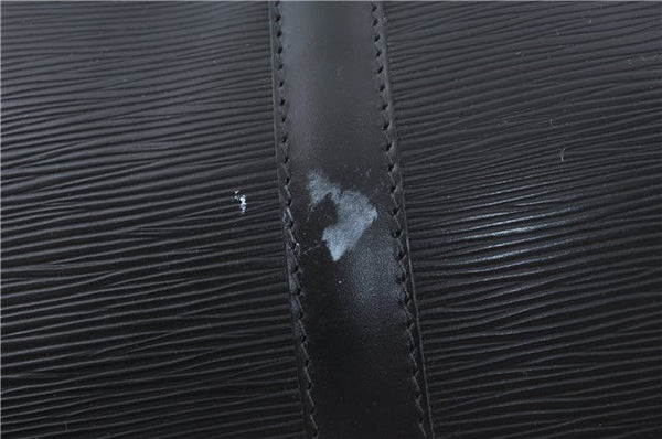 Authentic Louis Vuitton Epi Keepall 45 Boston Bag Black M42972 LV H8571