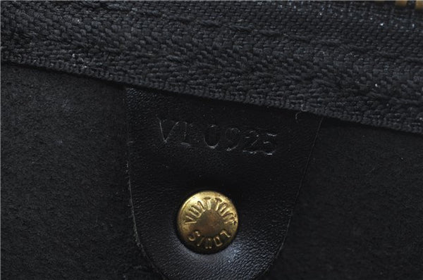 Authentic Louis Vuitton Epi Keepall 45 Boston Bag Black M42972 LV H8571