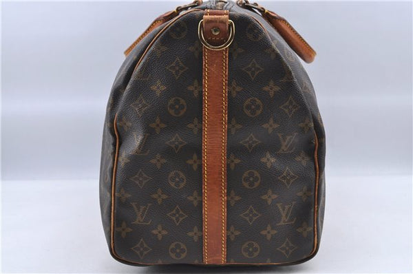 Auth Louis Vuitton Monogram Keepall Bandouliere 50 Boston Bag M41416 LV H8574