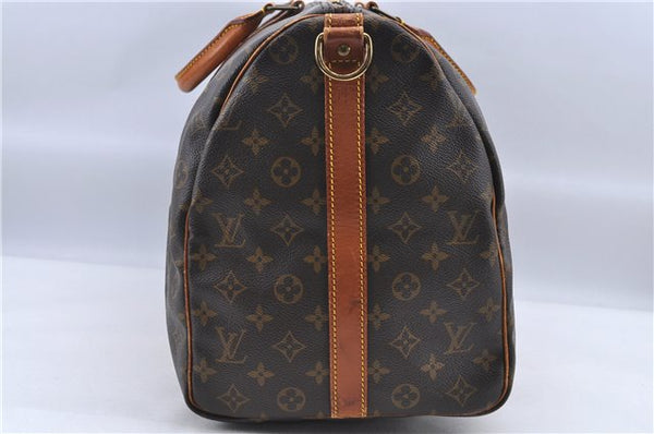 Auth Louis Vuitton Monogram Keepall Bandouliere 50 Boston Bag M41416 LV H8574