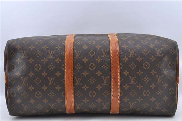 Auth Louis Vuitton Monogram Keepall Bandouliere 50 Boston Bag M41416 LV H8574