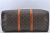 Auth Louis Vuitton Monogram Keepall Bandouliere 50 Boston Bag M41416 LV H8574