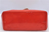 Authentic Louis Vuitton Vernis Reade PM Hand Bag Red M91088 LV H8581