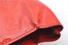 Authentic Louis Vuitton Vernis Reade PM Hand Bag Red M91088 LV H8581