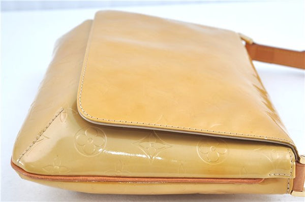 Auth Louis Vuitton Vernis Thompson Street Shoulder Bag Yellow M91008 LV H8582