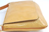 Auth Louis Vuitton Vernis Thompson Street Shoulder Bag Yellow M91008 LV H8582