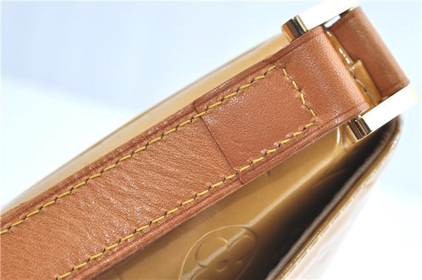 Auth Louis Vuitton Vernis Thompson Street Shoulder Bag Yellow M91008 LV H8582