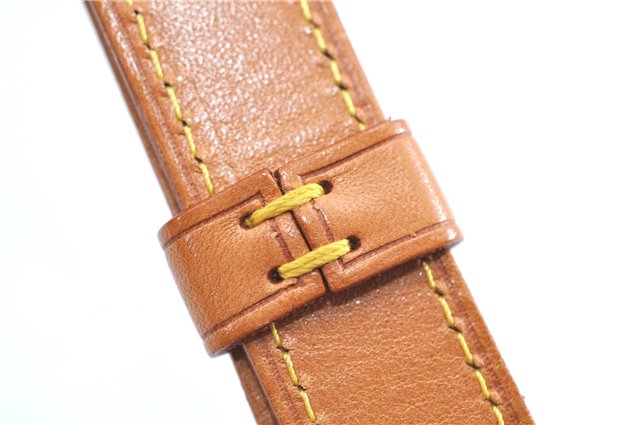 Auth Louis Vuitton Vernis Thompson Street Shoulder Bag Yellow M91008 LV H8582