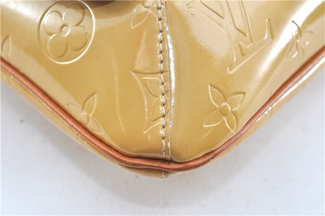 Auth Louis Vuitton Vernis Thompson Street Shoulder Bag Yellow M91008 LV H8582