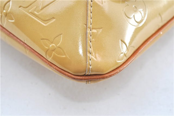 Auth Louis Vuitton Vernis Thompson Street Shoulder Bag Yellow M91008 LV H8582